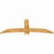 Ekena Millwork Bellingham Rough Sawn Timber Gable Bracket, Western Red Cedar, 72"W x 27"H x 2"D x 6"F, 9/12 Pitch GBW072X27X0206BEL00RWR - alternate 4